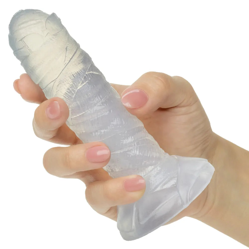 Monster Dong The Invisible Man (Clear) – 5.25" Clear Dildo