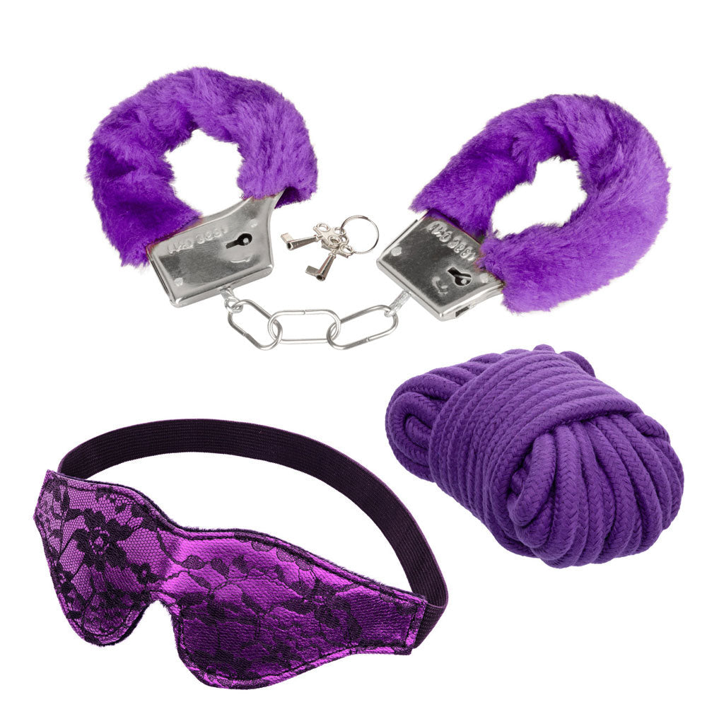 Pleasure Kits Indulgent Collection (Purple) – Luxury Restraint Kit