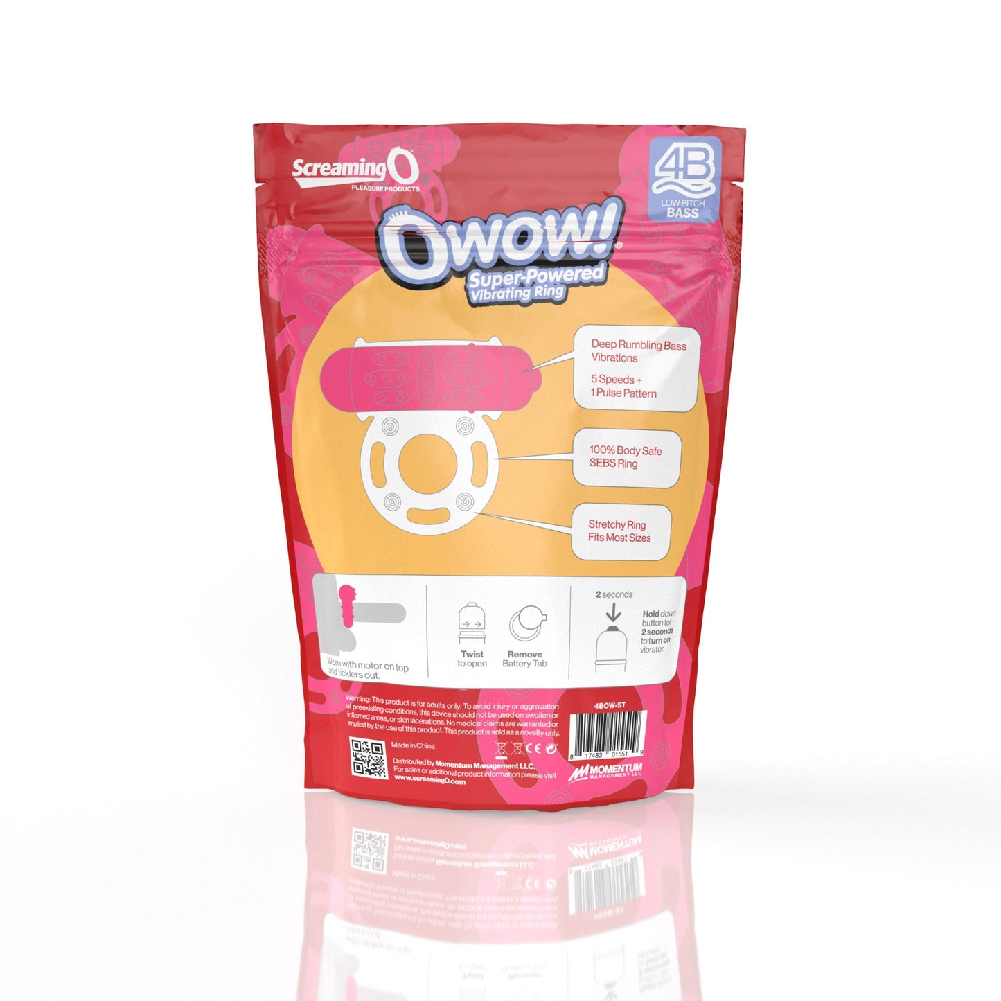 Owow 4B Low Pitch Bass (Strawberry)
