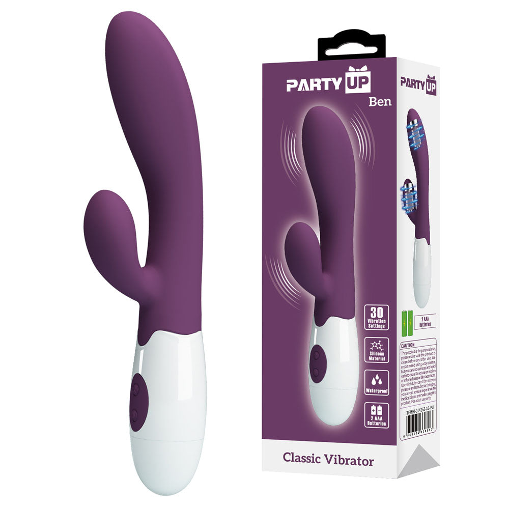 Party Up BEN Classic Vibe – 20 cm Rabbit Vibrator