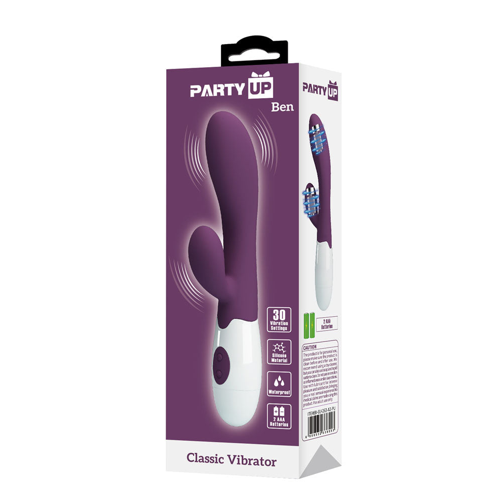 Party Up BEN Classic Vibe – 20 cm Rabbit Vibrator
