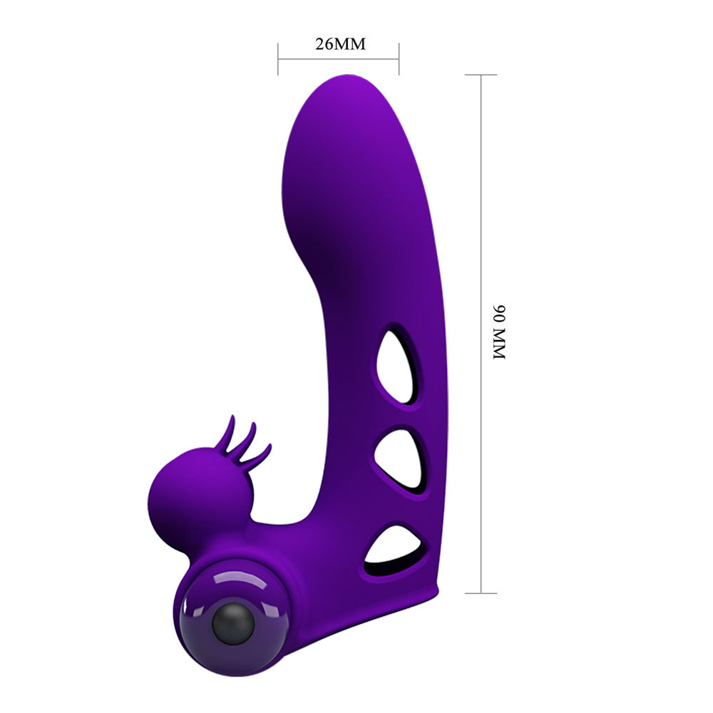 Party Up Mike Finger Vibe Vibrating Finger Vibrator for Intimate Pleasure