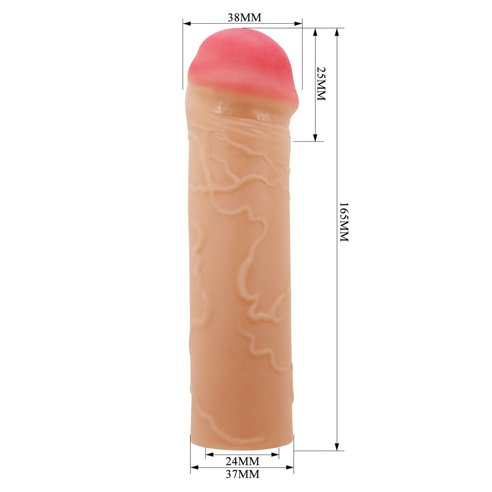 Party Up Oscar (Clear) – 1 Inch Penis Extender Sleeve