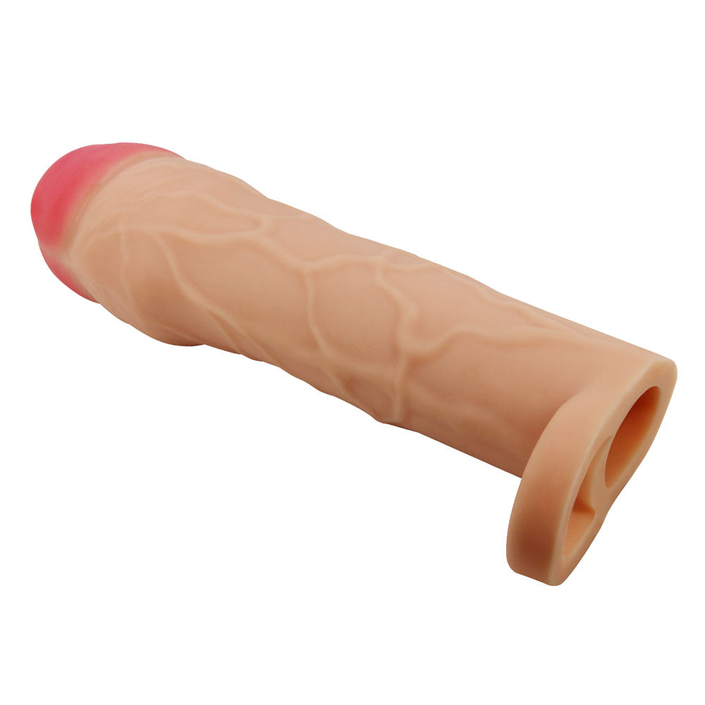 Party Up Patrick 2 Inch Extender Sleeve with Ball Strap – Penis Extender Sleeve