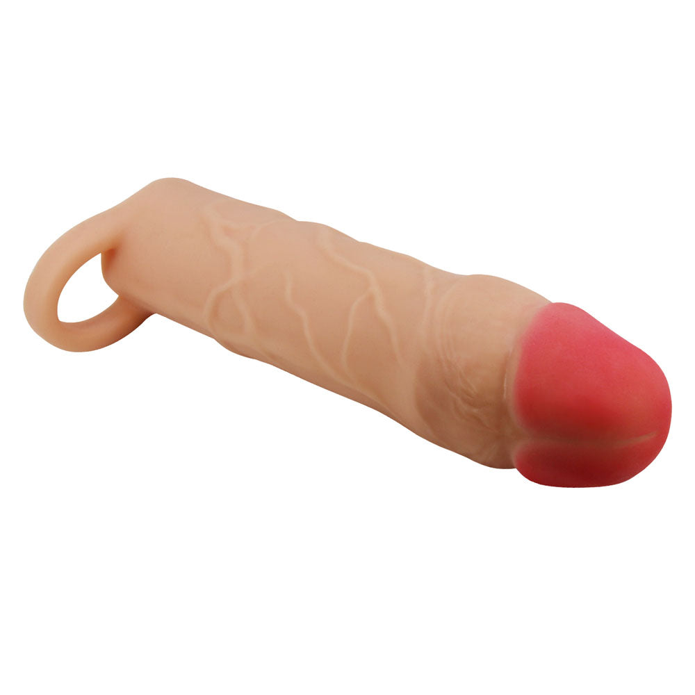 Party Up Patrick 2 Inch Extender Sleeve with Ball Strap – Penis Extender Sleeve