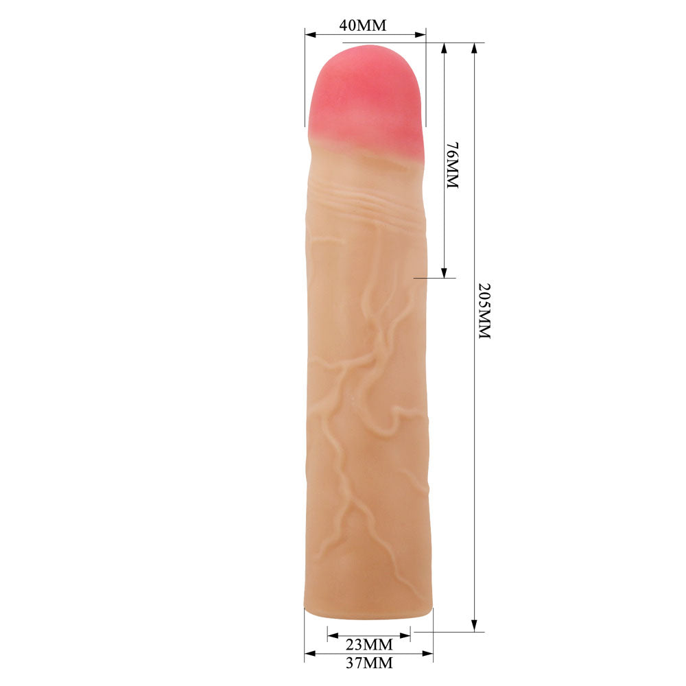Party Up Philip 3 Inch Penis Extender Sleeve for Enhanced Intimate Experiences