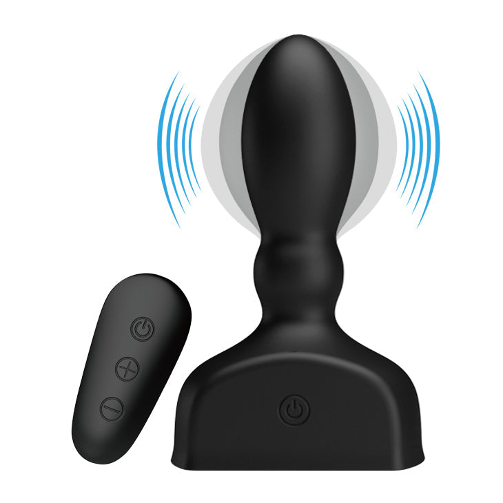 Mr. Play Inflatable Anal Plug – Multi-Speed Vibrating Adjustable Butt Plug