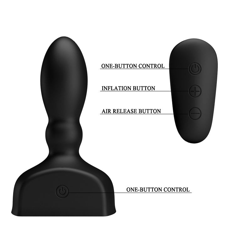 Mr. Play Inflatable Anal Plug – Multi-Speed Vibrating Adjustable Butt Plug
