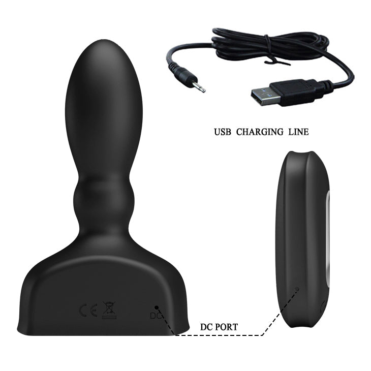 Mr. Play Inflatable Anal Plug – Multi-Speed Vibrating Adjustable Butt Plug