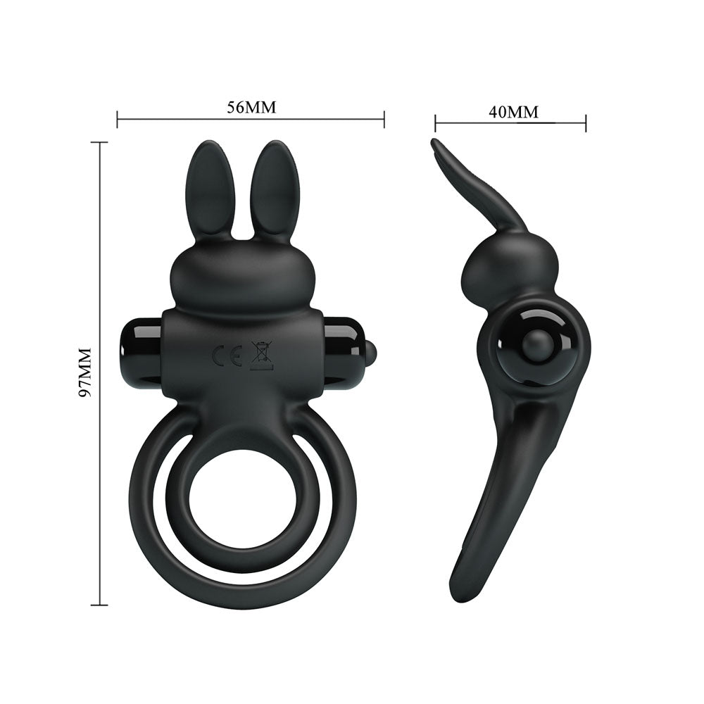Party Up Lawrence – Vibrating Silicone Cock Ring and Balls Ring