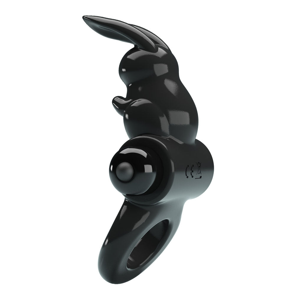Party Up LEO (Black) – Vibrating Rabbit Cock Ring