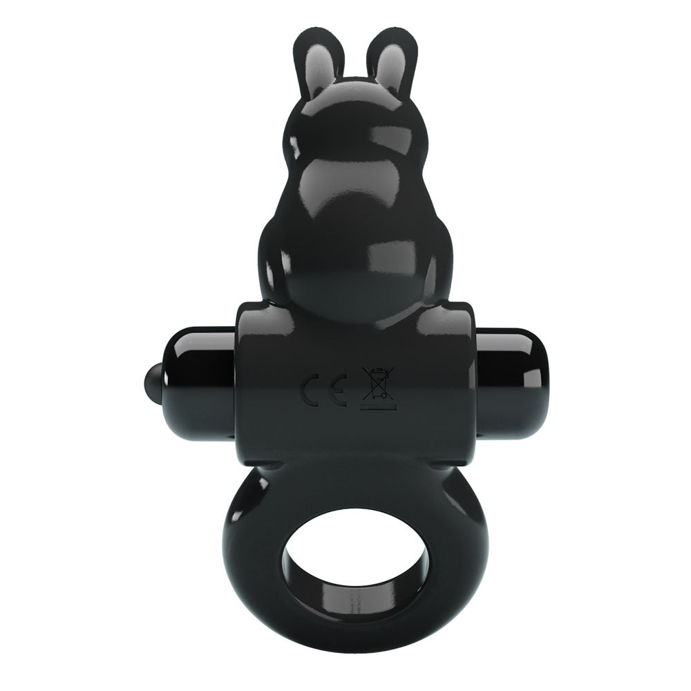 Party Up LEO (Black) – Vibrating Rabbit Cock Ring