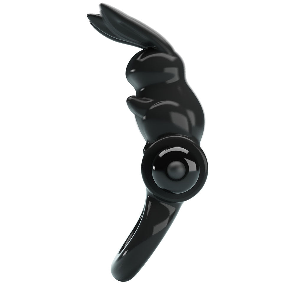 Party Up LEO (Black) – Vibrating Rabbit Cock Ring