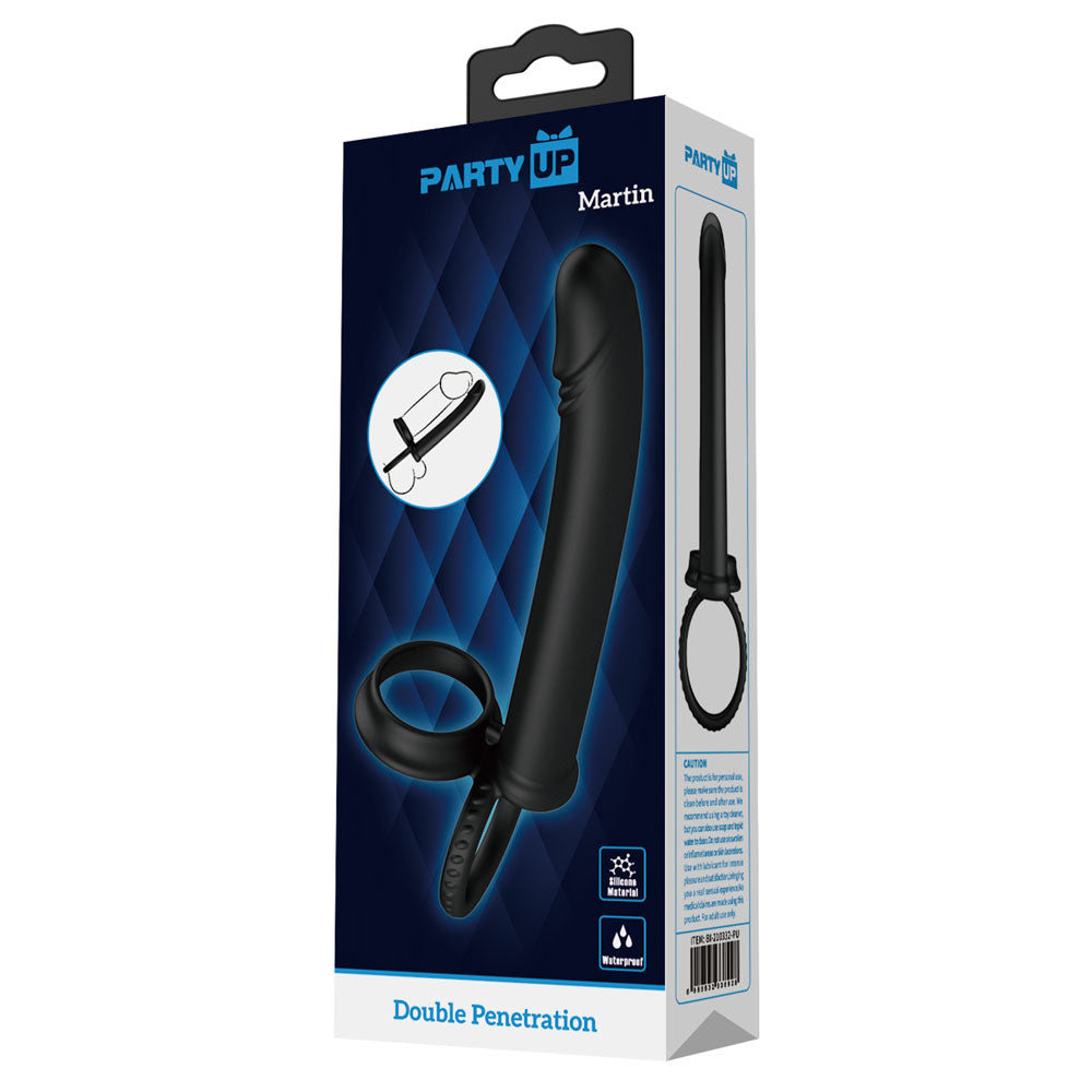 Party Up Martin Double Penetrator Cock and Ball Rings
