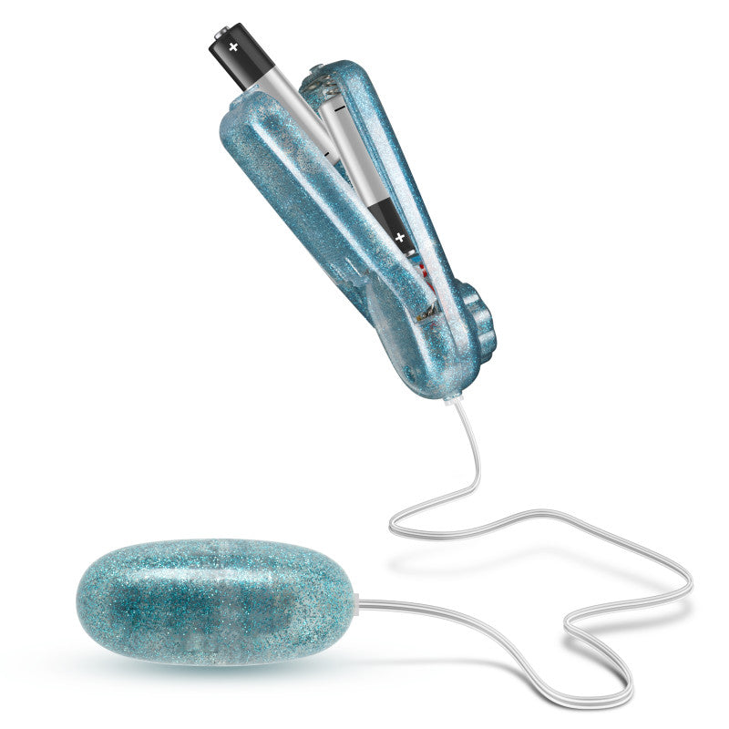 B Yours Glitter Power Bullet Blue 5.5 cm