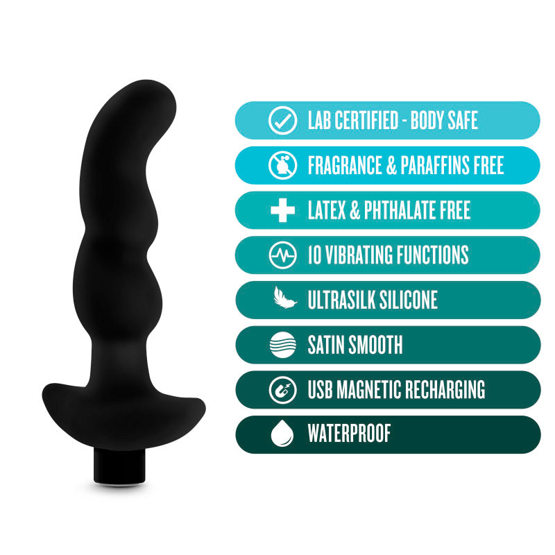 Anal Adventures Platinum Silicone Prostate Massager