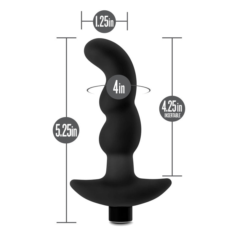Anal Adventures Platinum Silicone Prostate Massager