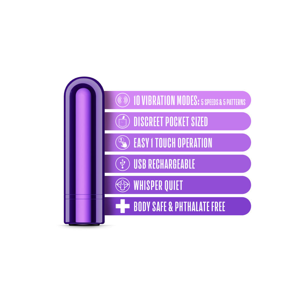 Kool Vibes Mini Bullet Vibrator Grape