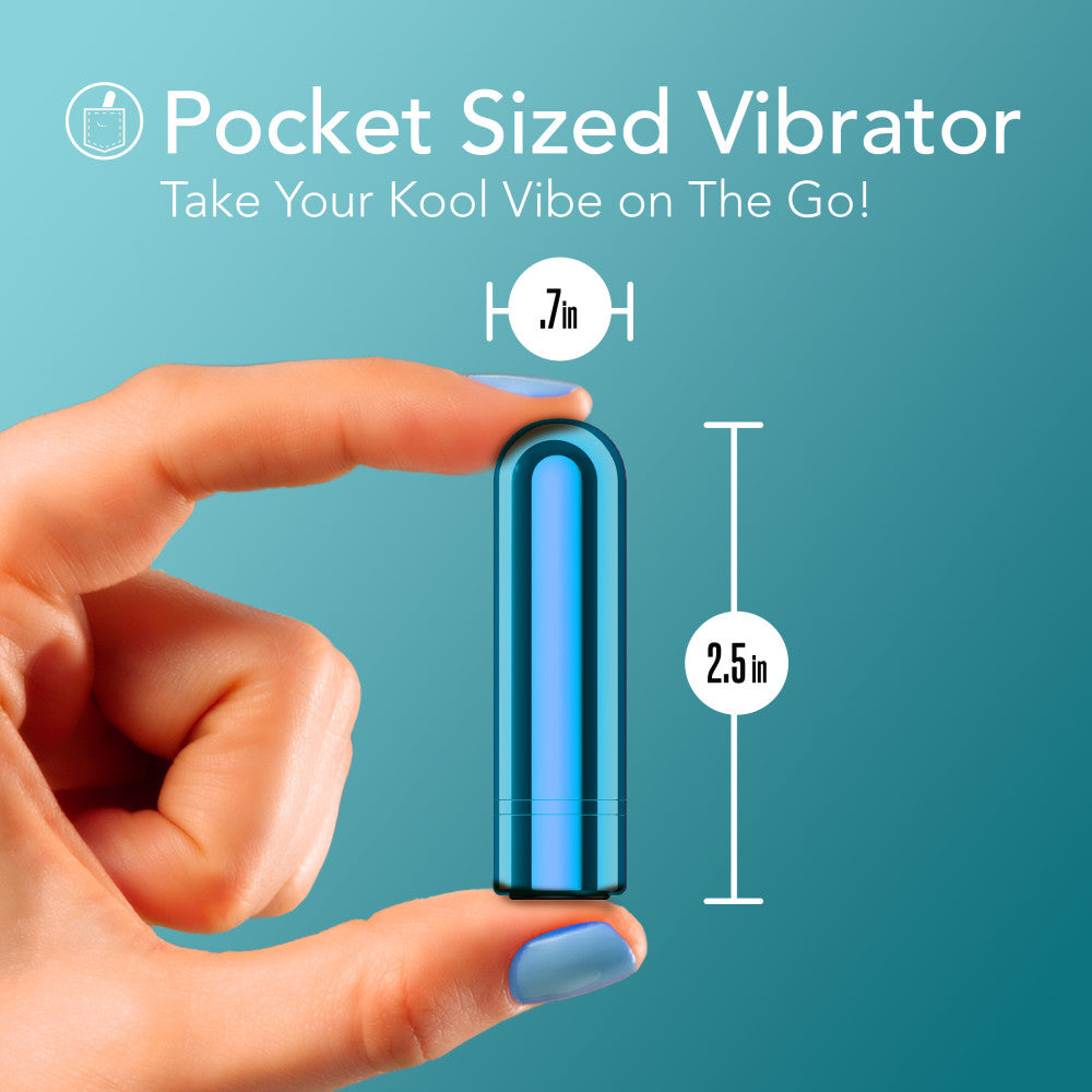 Kool Vibes Mini Bullet Vibrator Blueberry