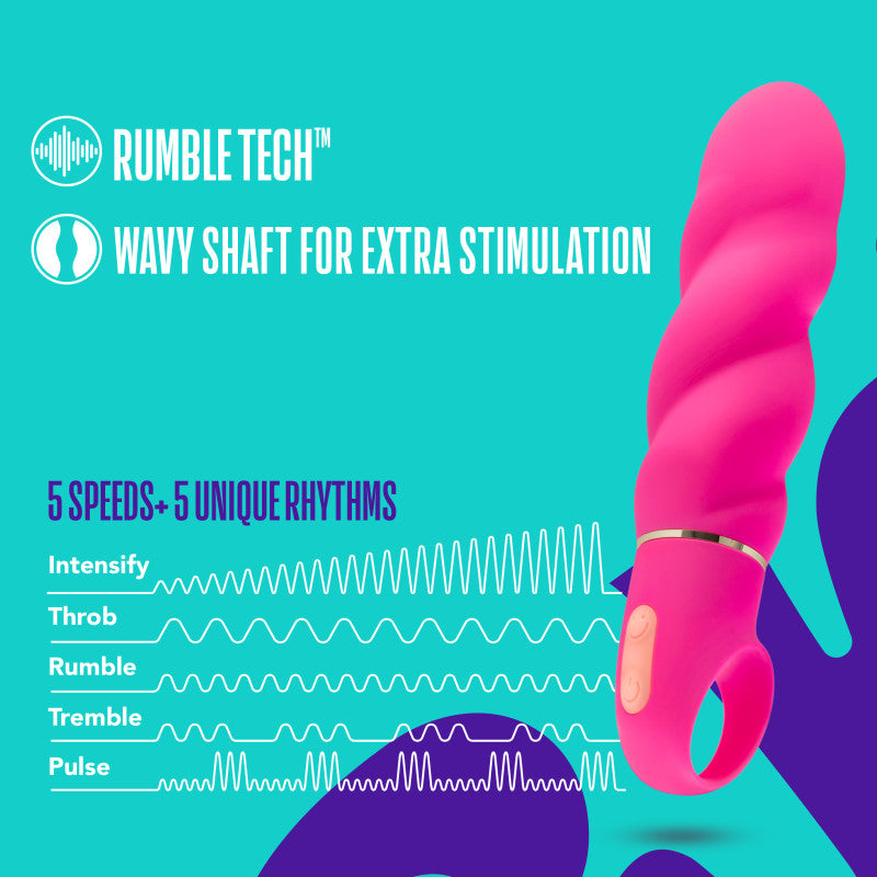 Aria Amazing Af Fuschia 15.9 Cm Vibrator