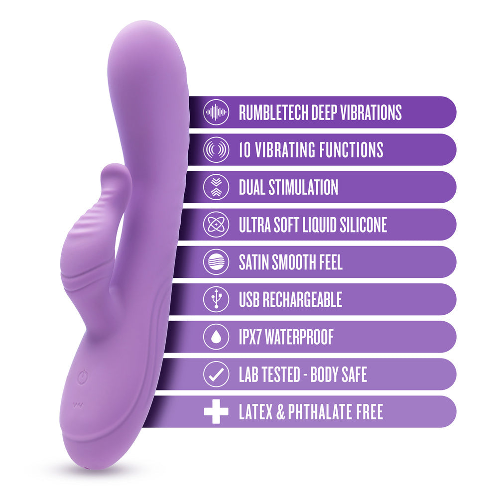 Blush Evelyn – Powerful Rabbit Vibrator with Dual Stimulation