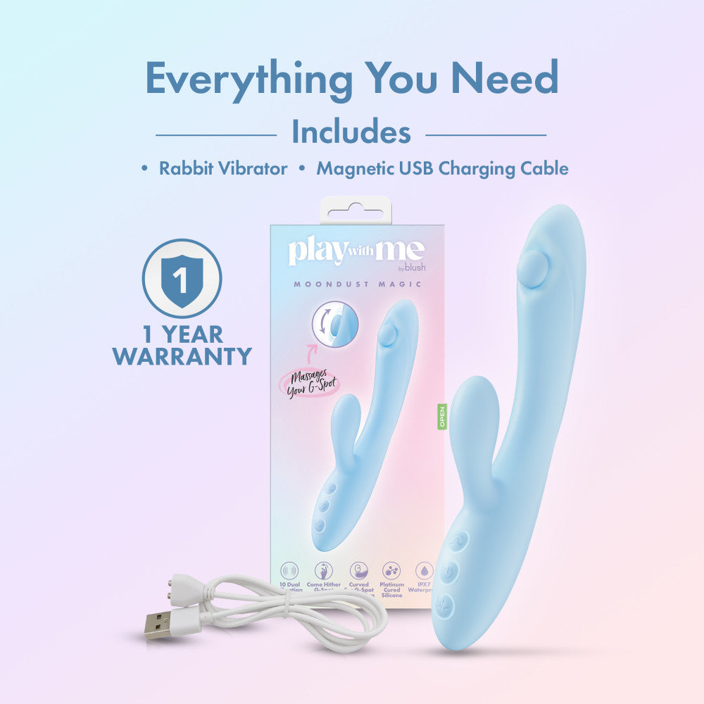 Play With Me Moondust Magic Rabbit Vibrator