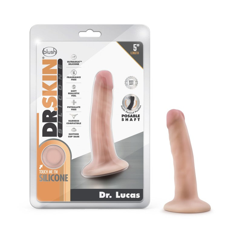 Dr. Skin Dr. Lucas – 14cm Realistic Silicone Dildo with Suction Cup