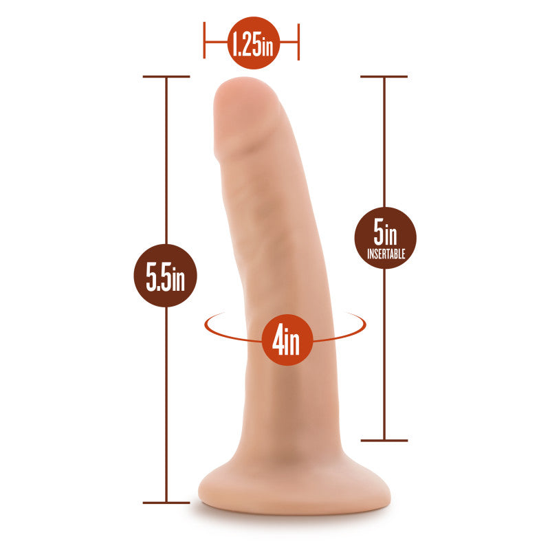 Dr. Skin Dr. Lucas – 14cm Realistic Silicone Dildo with Suction Cup