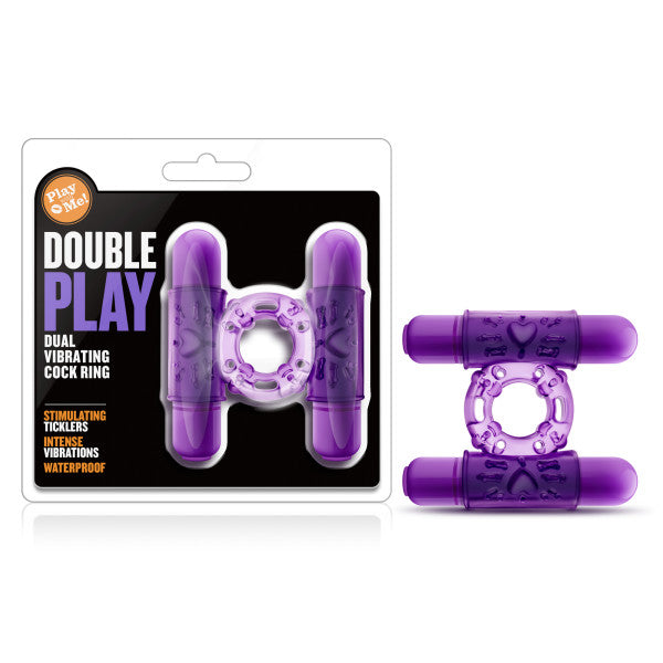 Play With Me Double Play – Dual Vibrating Cock Ring