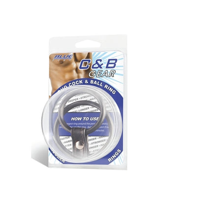 Blue Line Duo Cock and Ball Ring for Enhanced Stamina and Size