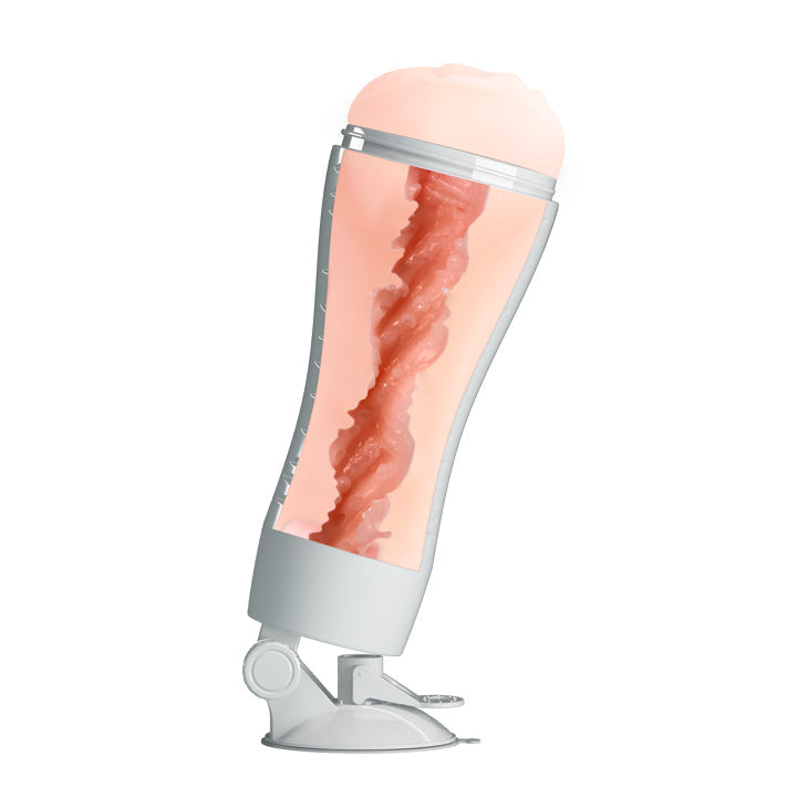 Flora Pussy Masturbator – Lifelike Sleeve with Suction Cup Base Stroker