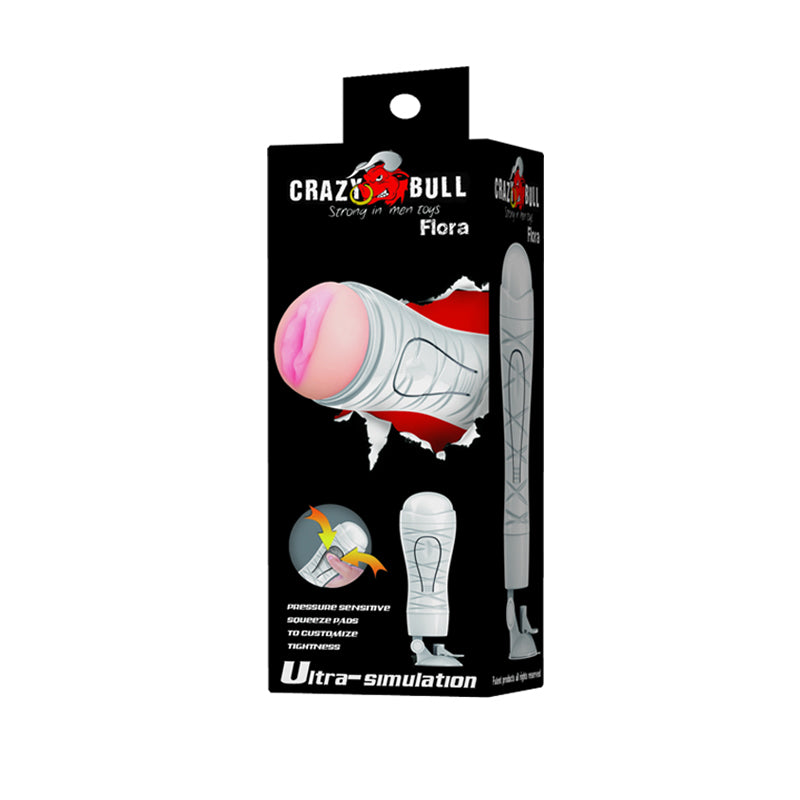 Flora Pussy Masturbator – Lifelike Sleeve with Suction Cup Base Stroker