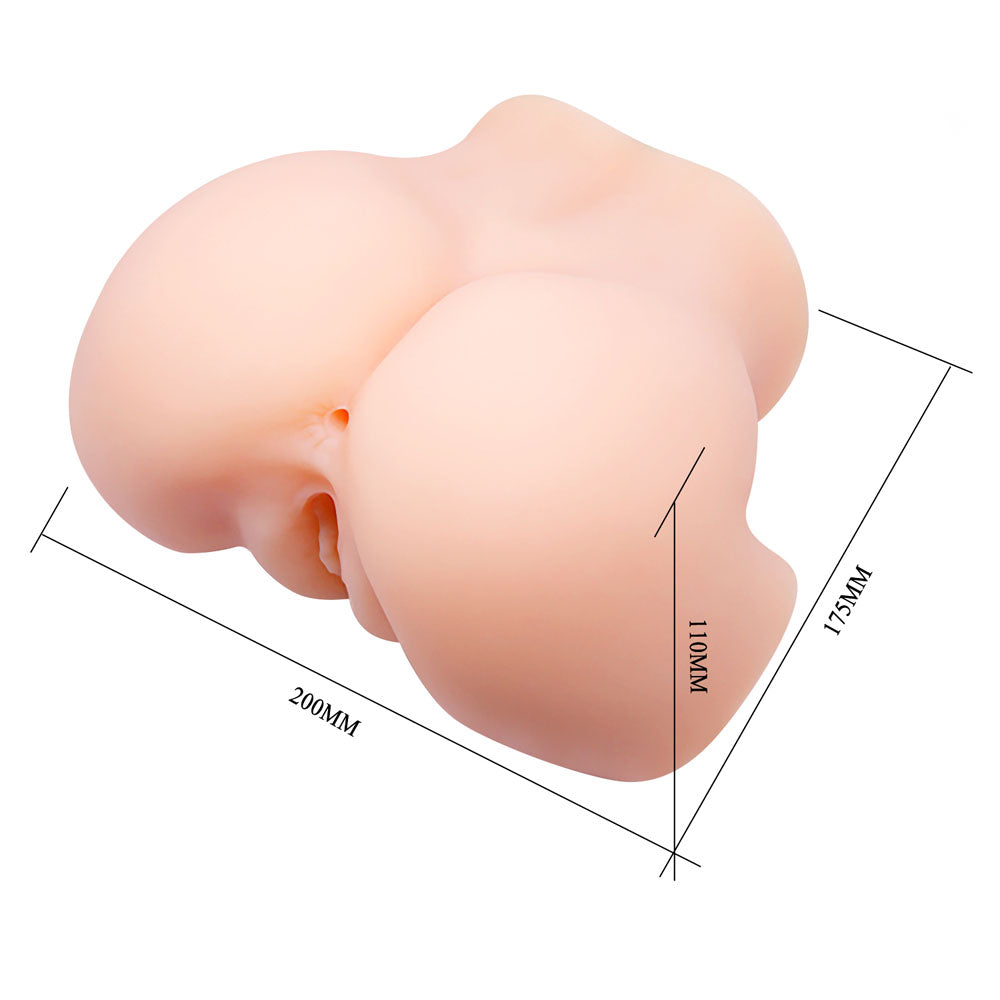 Crazy Bull Veronica (Black) – Vibrating Dual Vagina and Ass Torso Masturbator