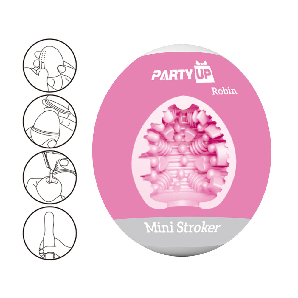 Party Up Robin Mini (Black) – Mini Stroker