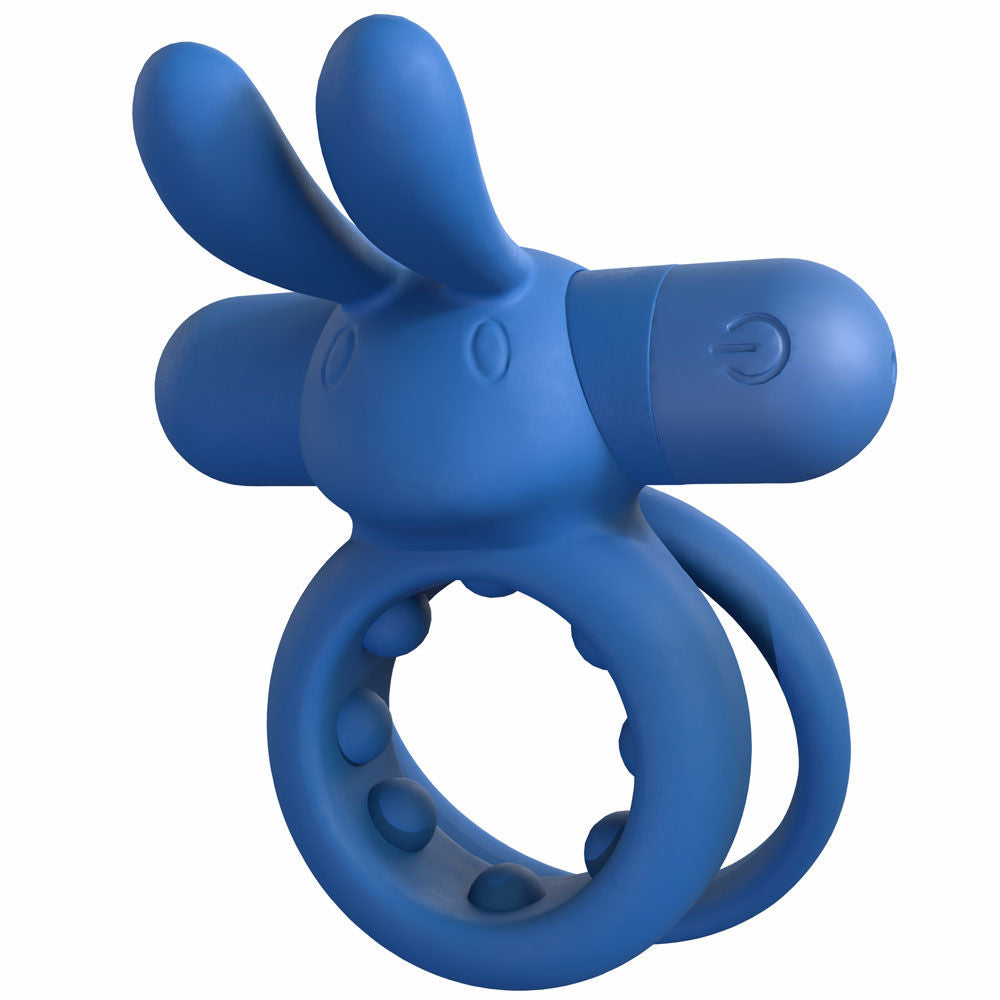Ohare (Black | Blue | Green) – Rechargeable Silicone Rabbit Vibrating Cock Ring