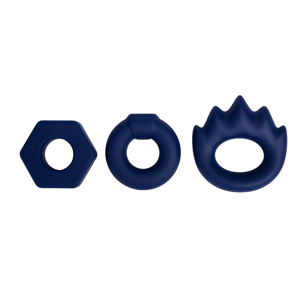 Maia Lonzo Silicone Cock Rings Set of 3