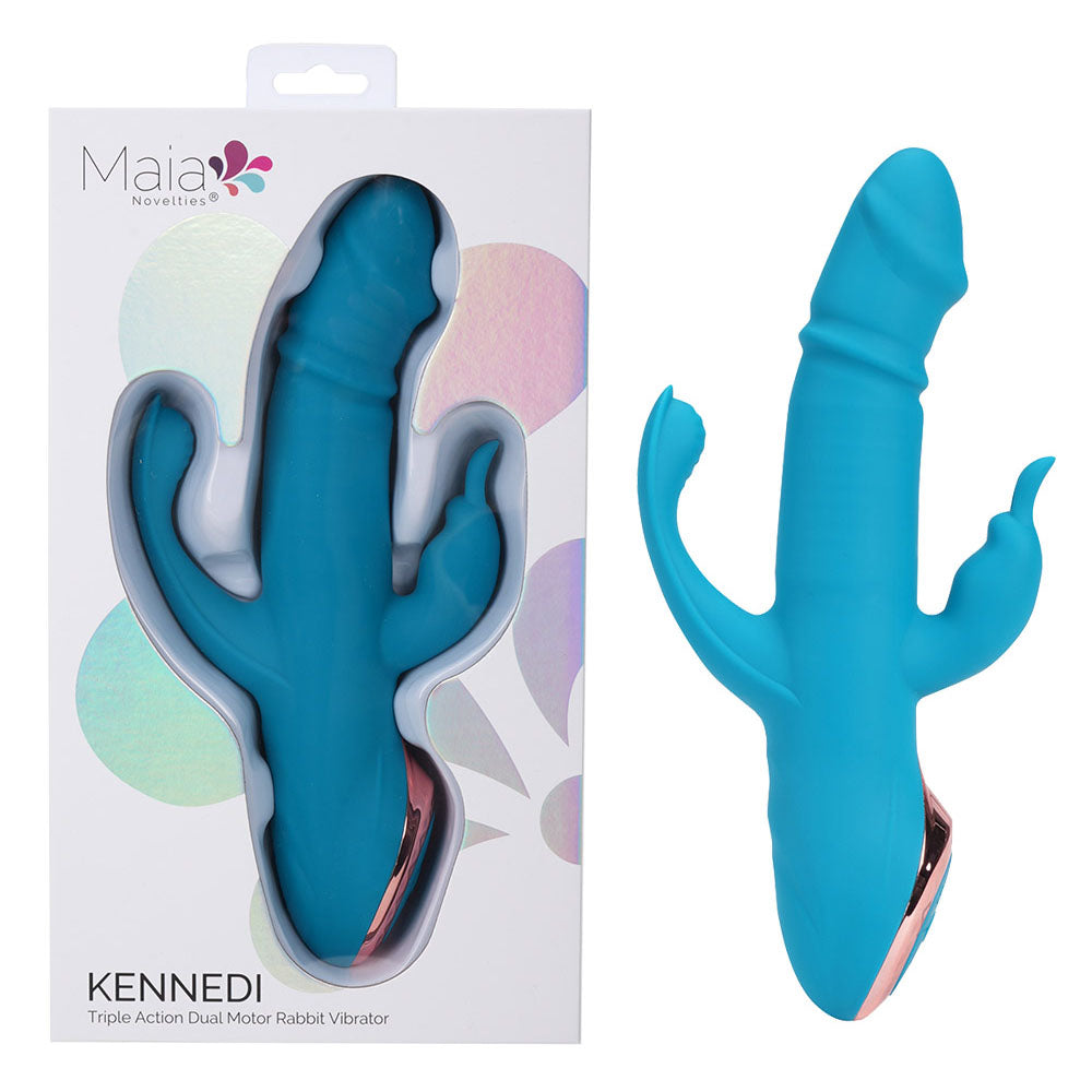 Maia Kennedi 23.5 Centimeter Triple Stimulating Vibrator