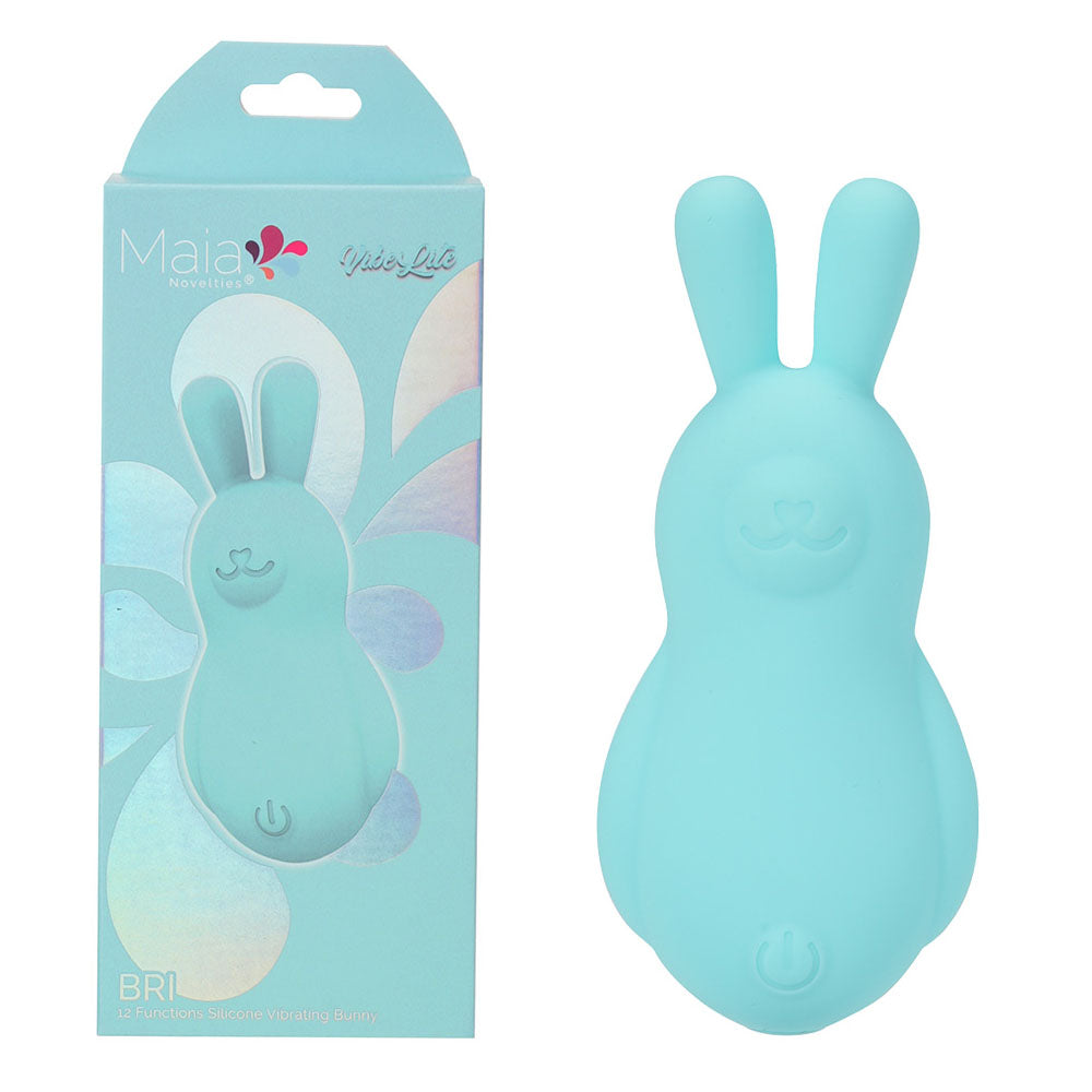Maia Bri Teal 9 Centimeter Vibrating Bunny Bullet