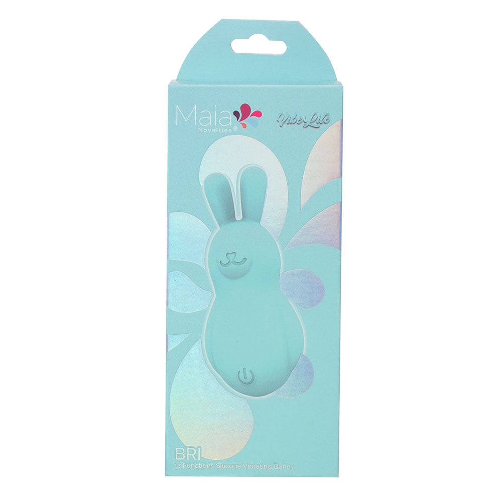Maia Bri Teal 9 Centimeter Vibrating Bunny Bullet