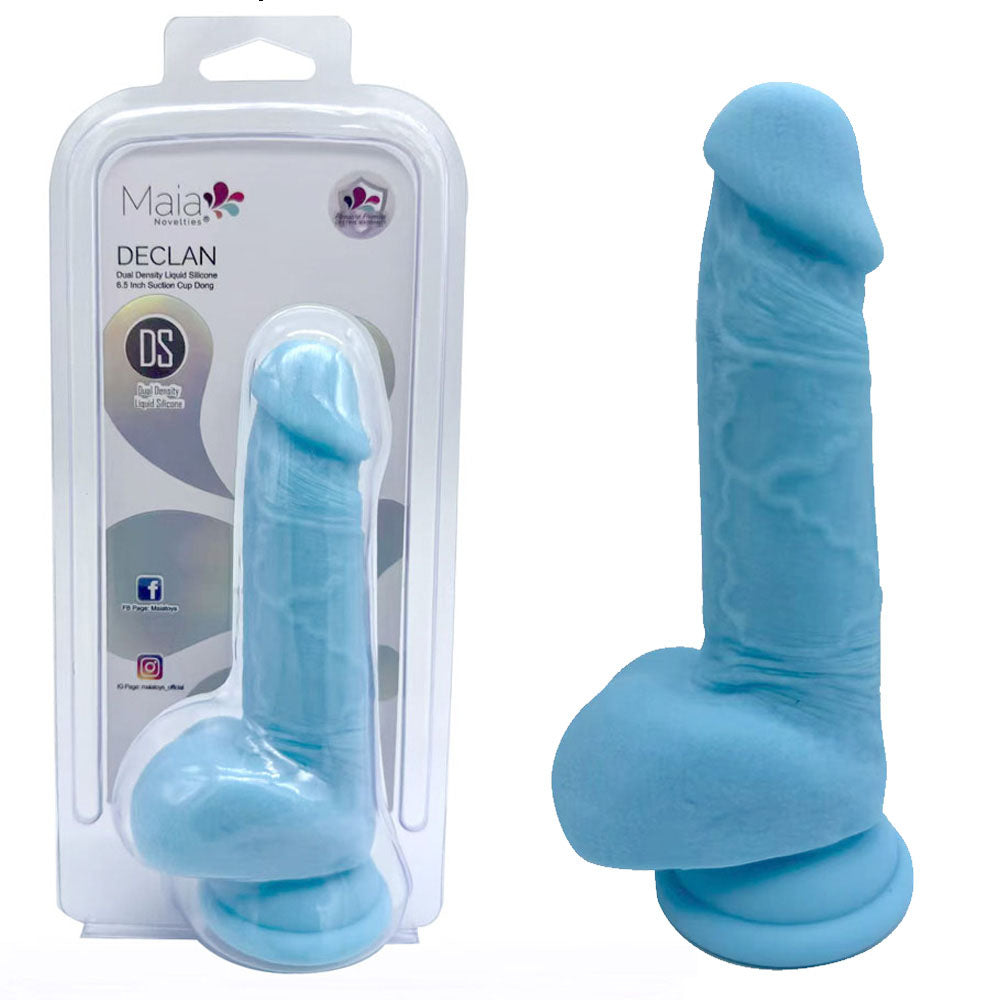 Maia Declan Dual Density (16.5 cm) – Lifelike Suction Cup Dong