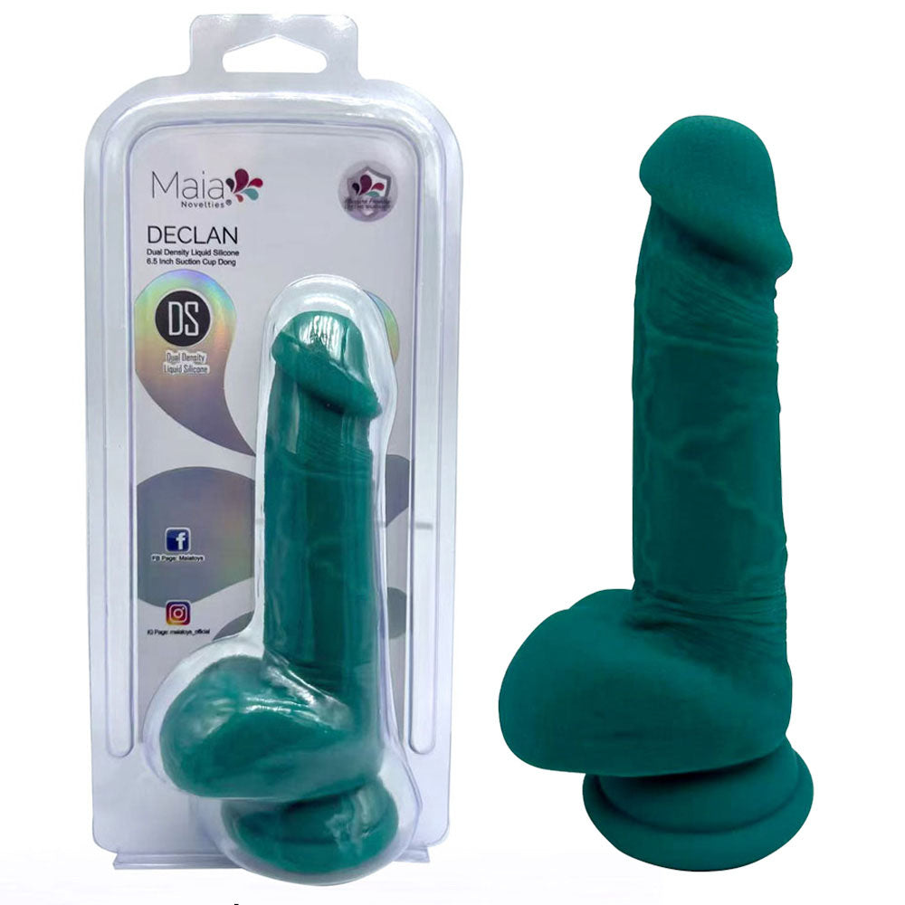Maia Declan Dual Density (16.5 cm) – Suction Cup Dong