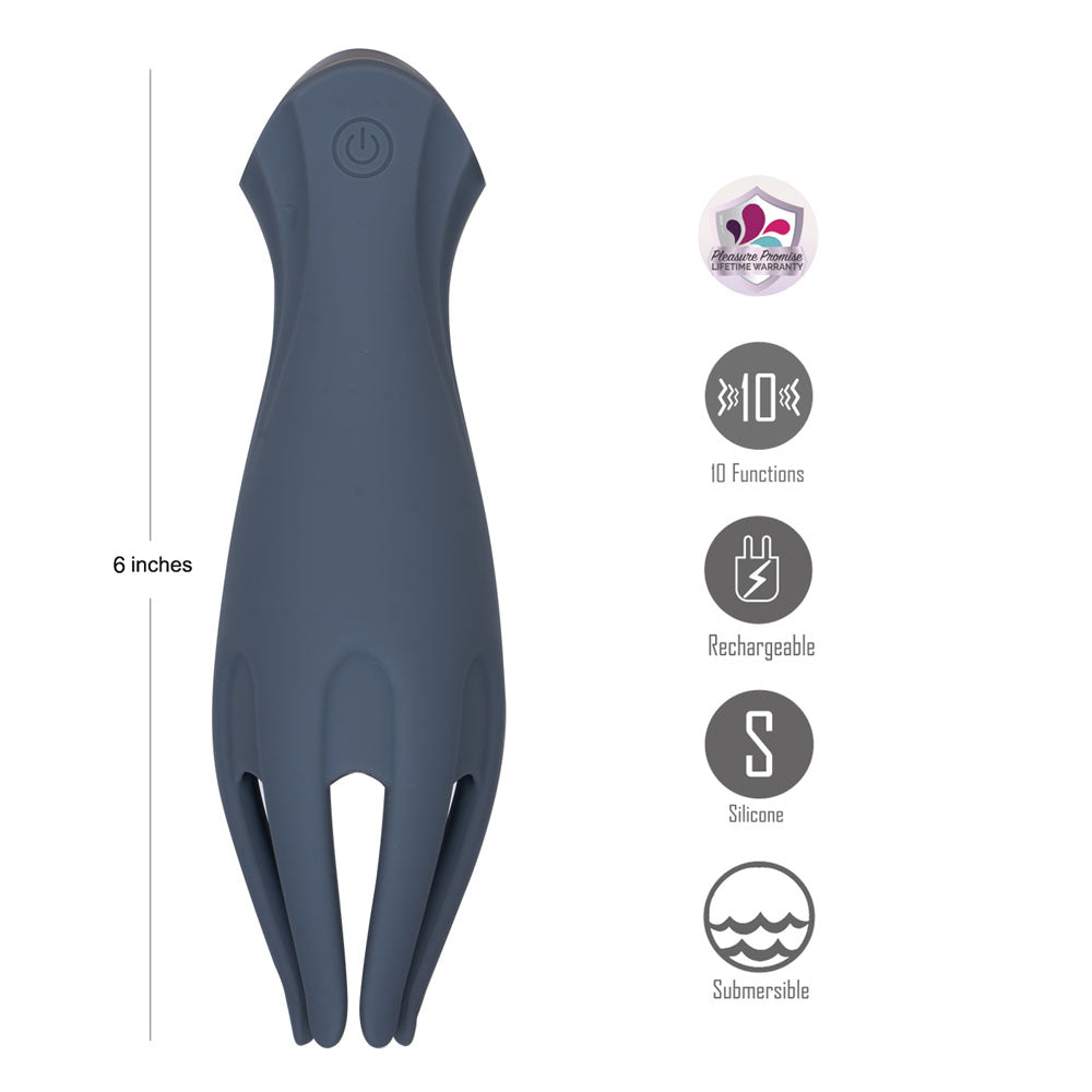 Maia Leo – USB Rechargeable Penis Head Tickler Vibrator