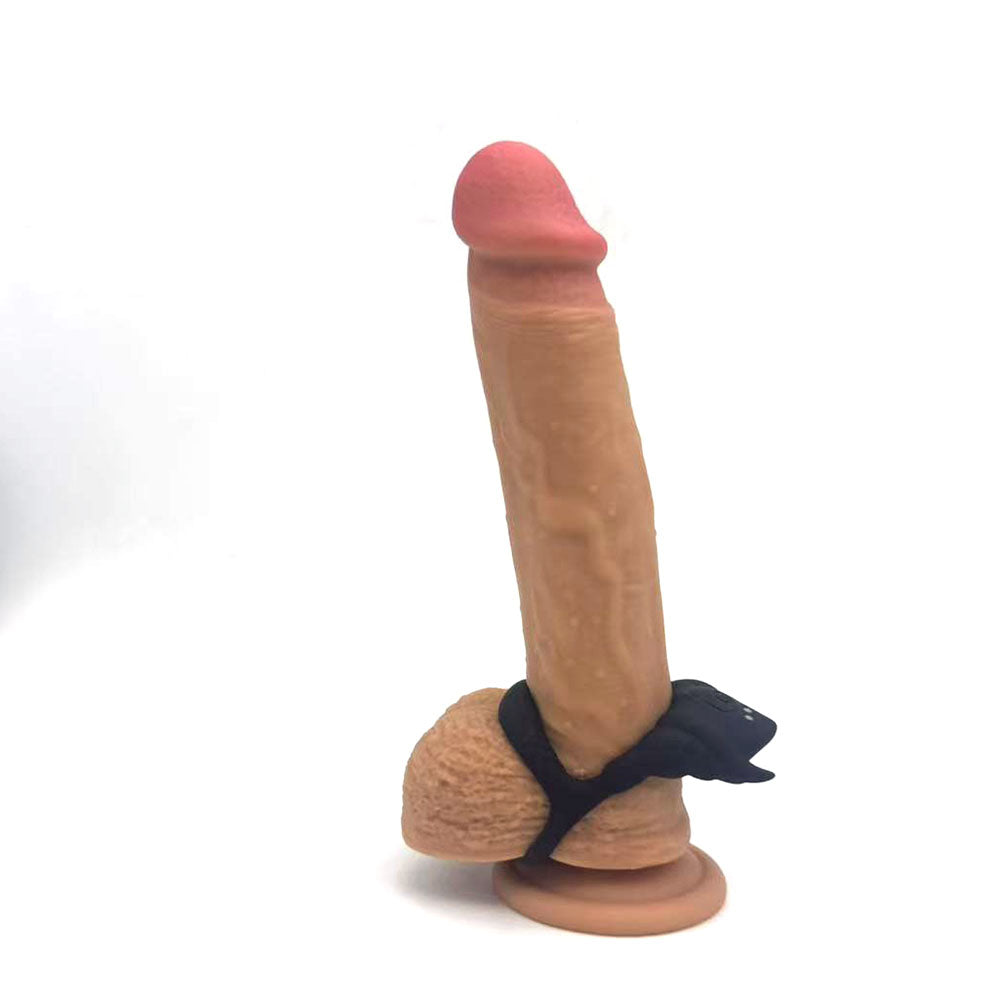 Maia Rocky USB Rechargeable Medical-Grade Silicone Vibrating Cock and Balls Ring