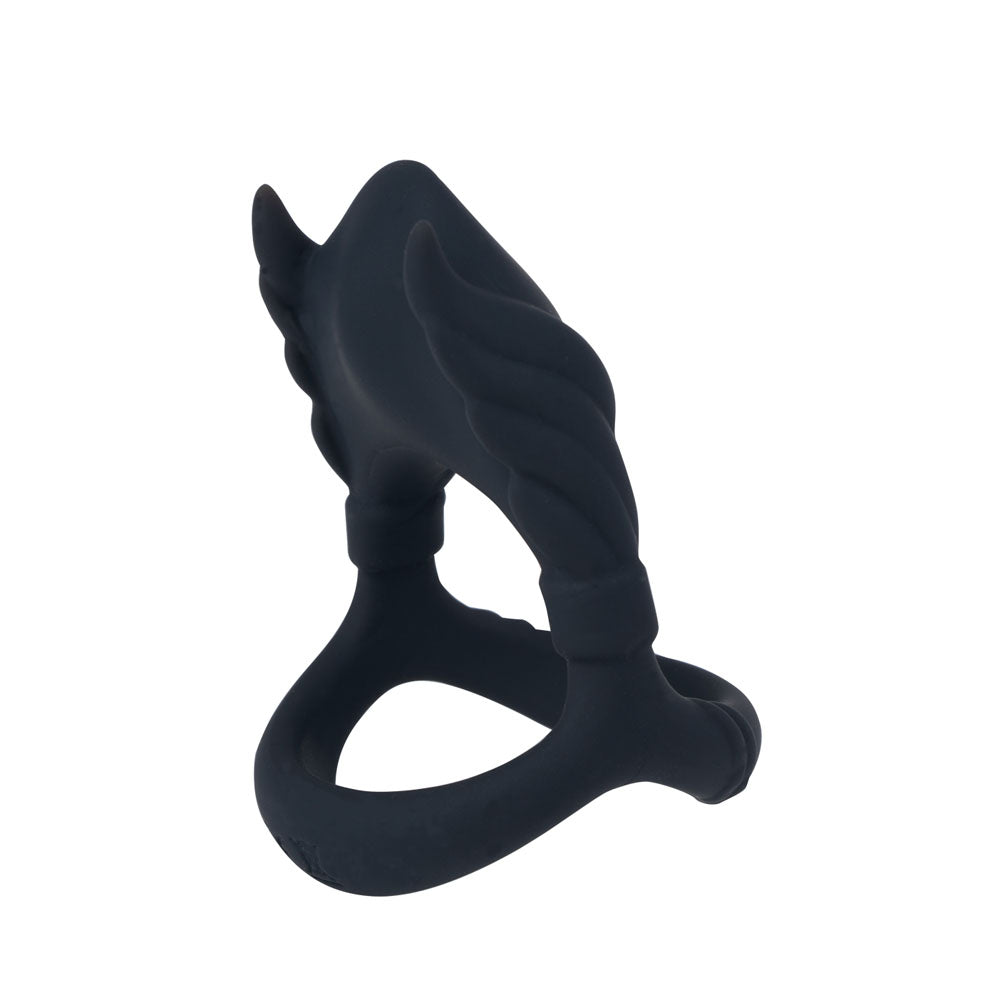 Maia Rocky USB Rechargeable Medical-Grade Silicone Vibrating Cock and Balls Ring