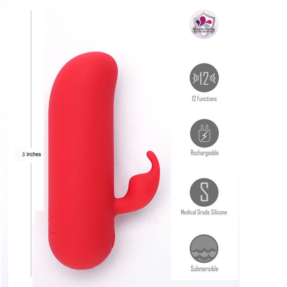 Maia ZIA – Waterproof USB Rechargeable Mini Bullet Rabbit Vibrator