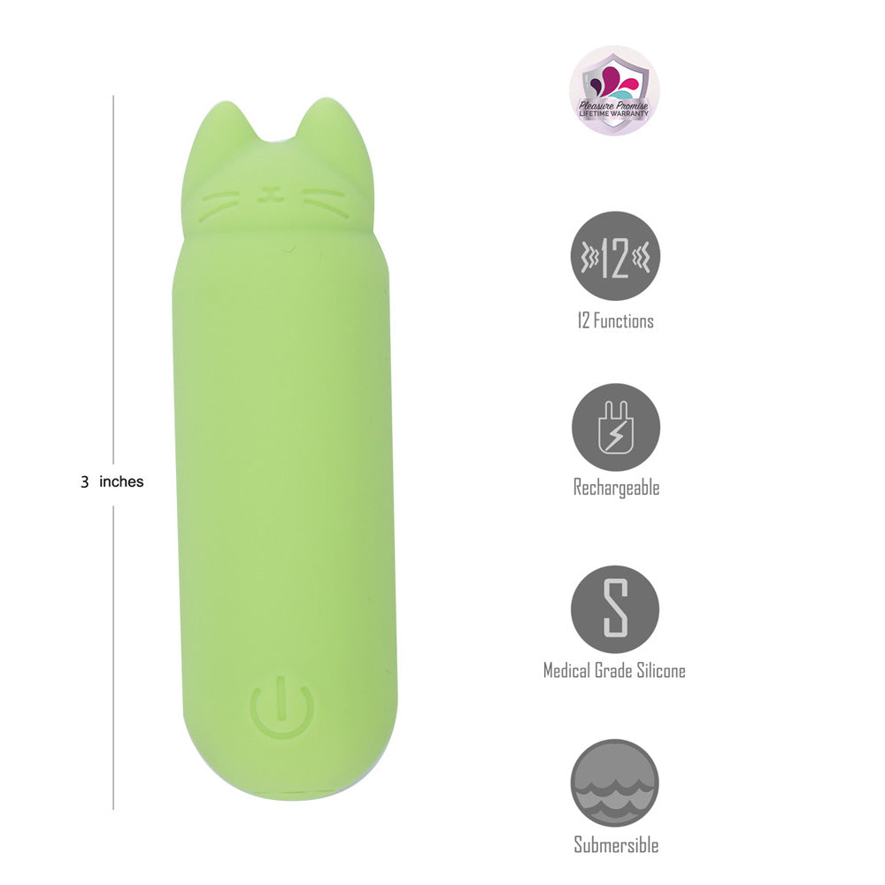 Maia Allie – Waterproof 7.6 cm USB Rechargeable Vibrating Bullet