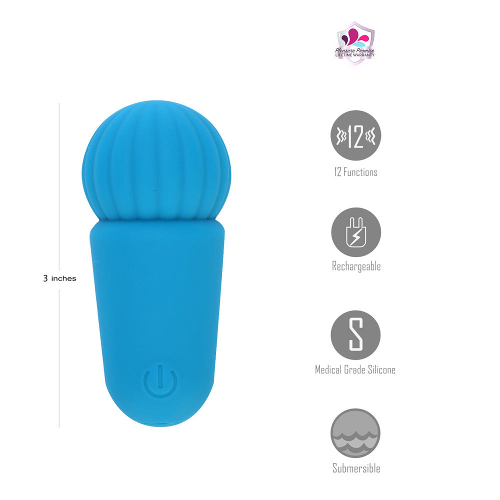 Maia Indi – USB Rechargeable Waterproof 7.6 cm Mini Vibrator
