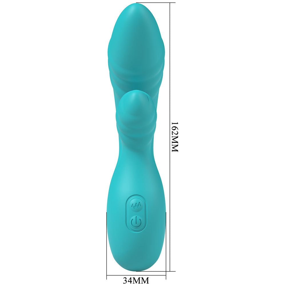 Party Up Dalida Teal 16.2 cm Rabbit Vibrator