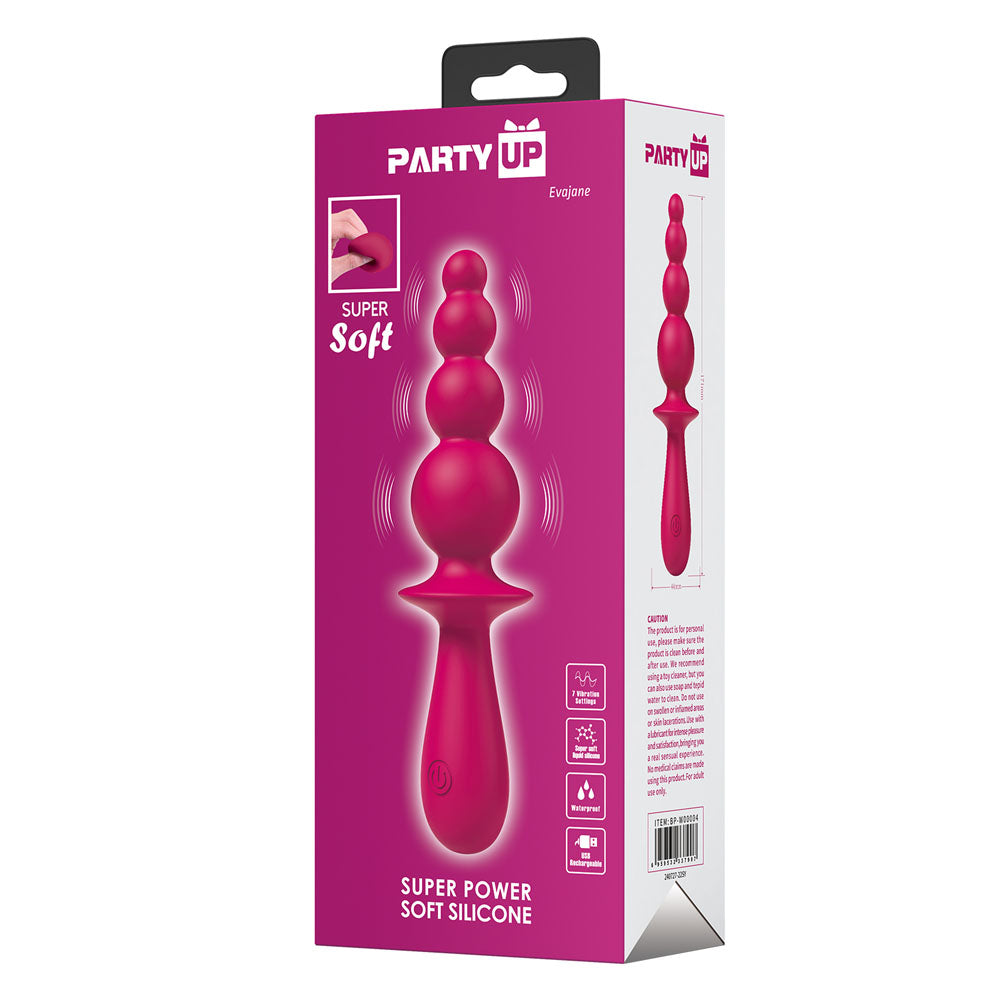 Party Up Evajane 17.1 Centimeter Beaded Vibrator
