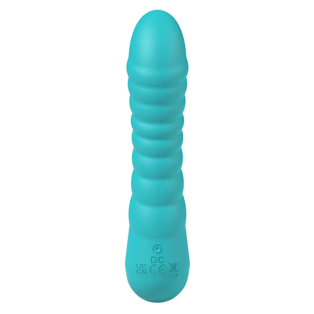 Party Up Jaylei (Teal) – USB Rechargeable 14.6 cm Vibrator